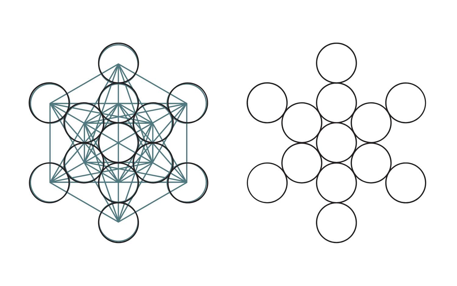 Metatron’s Cube and the Fruit of Life symbols