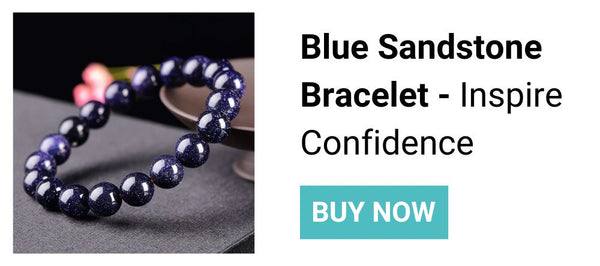 Blue Sandstone Bracelet