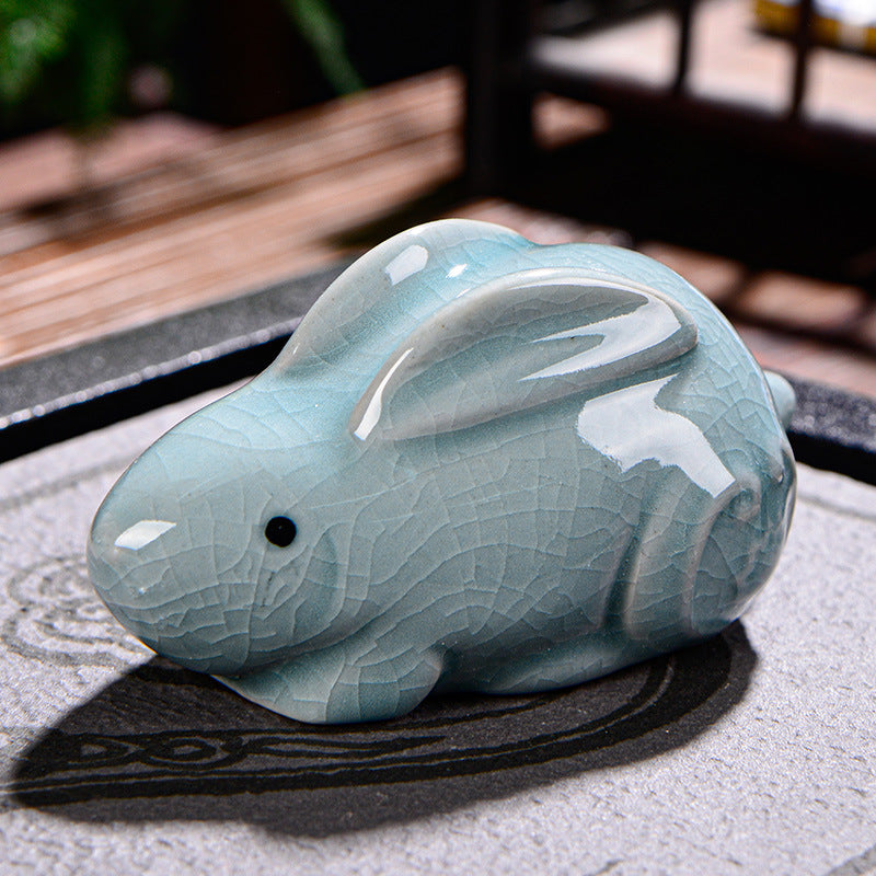 Chinese Zodiac Wealth Ceramic Tea Pet Home Figurine Decoration - Image 11