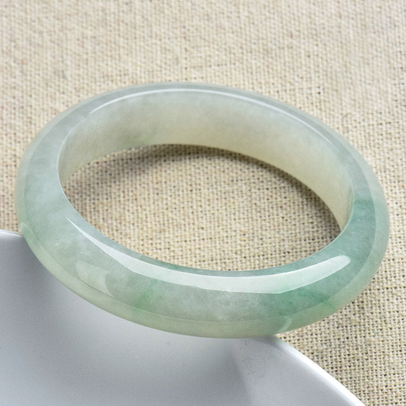 Natural Jade Luck Healing Prosperity Bangle Bracelet - Image 3