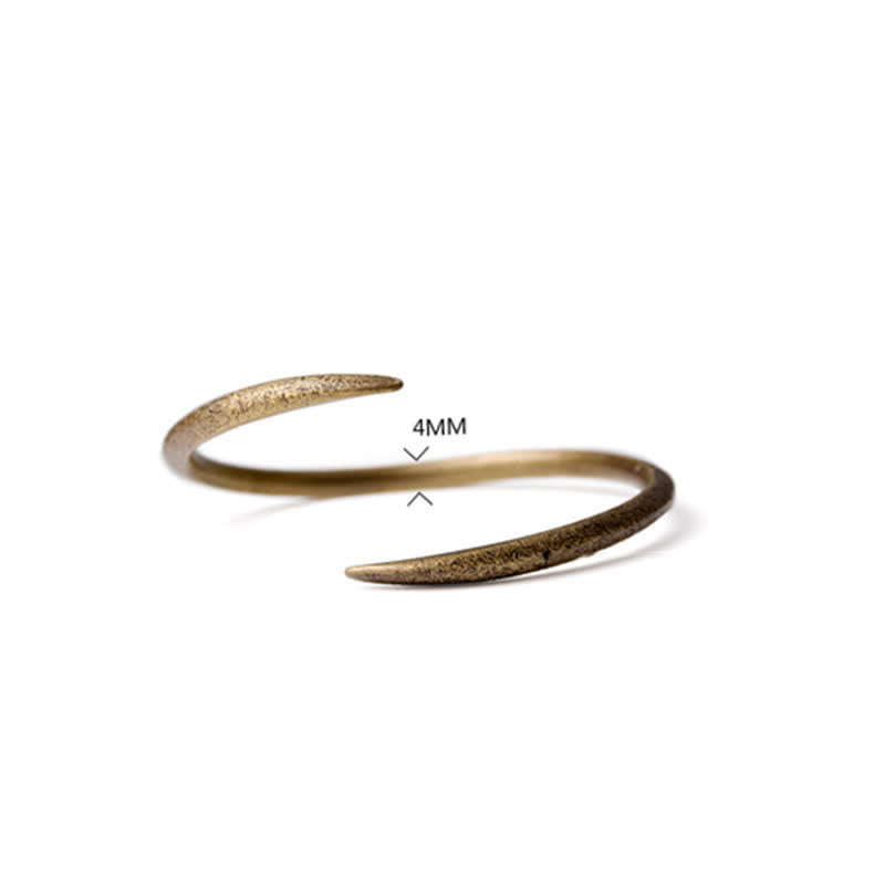 Simple Design Copper Luck Adjustable Cuff Bracelet - Image 14