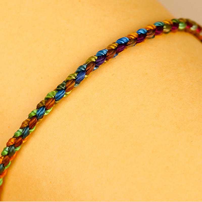 "May all your wishes come true" Lucky Multicolored Bracelet - Image 9