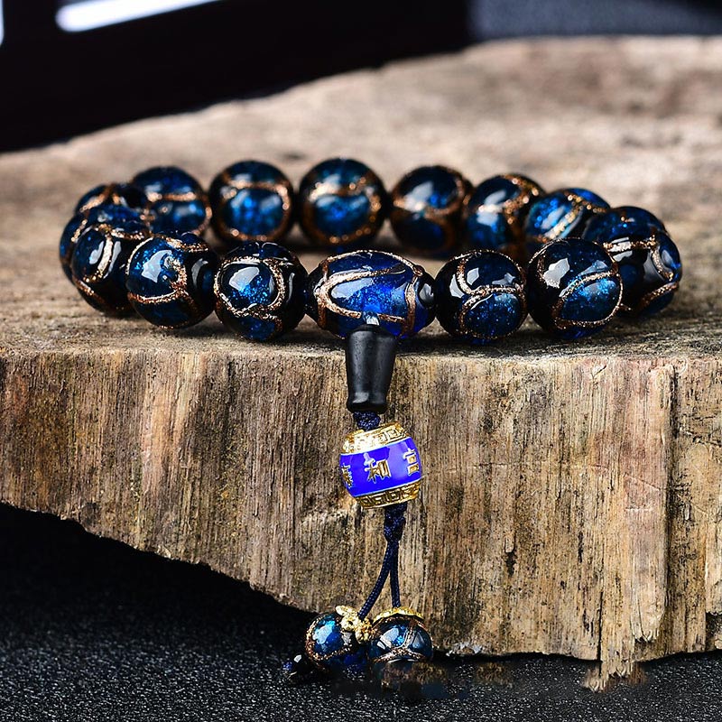 Tibetan Dragon Vein Agate Healing Bracelet - Image 14