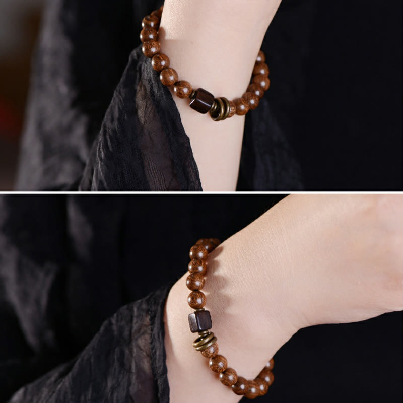 Phoebe Zhennan Wood Spirituality Bracelet - Image 8