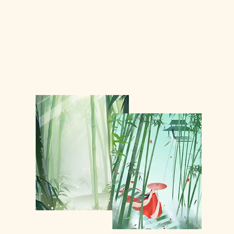 925 Sterling Silver Hetian Jade Bamboo Leaf Peace Buckle Prosperity Necklace Pendant - Image 8