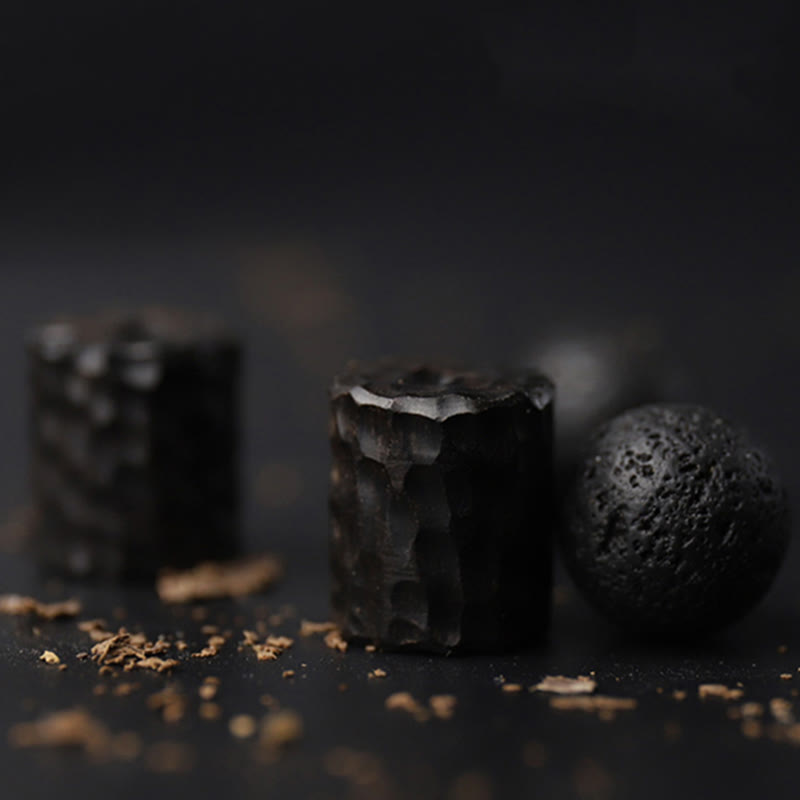 Lava Rock Ebony Wood Tiger Eye Healing Bracelet - Image 10