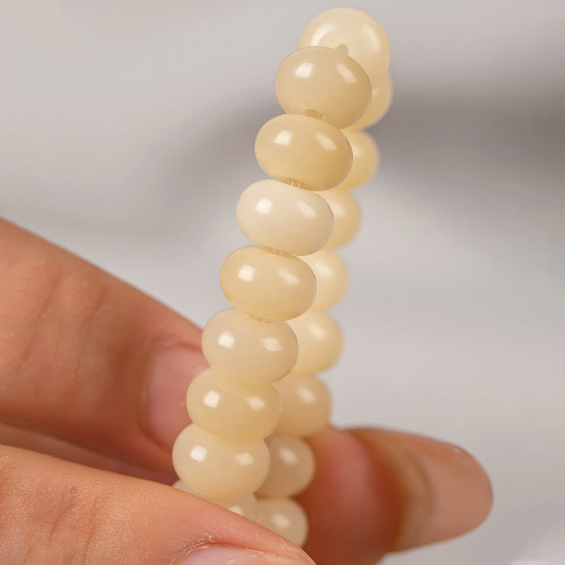 Bodhi Seed Lotus Pod Charm Peace Double Wrap Bracelet - Image 4