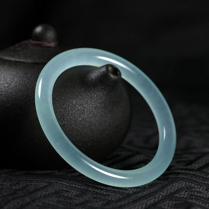 Natural Jade Healing Blessing Bangle Bracelet - Image 4