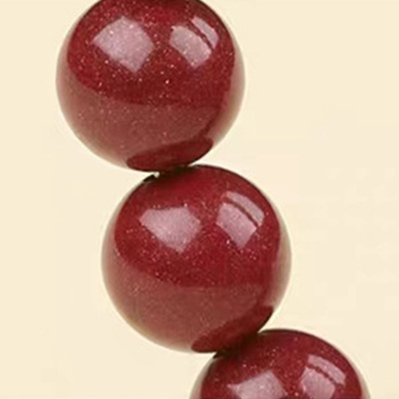 925 Sterling Silver Natural Cinnabar Four Beasts Blessing Bracelet - Image 17