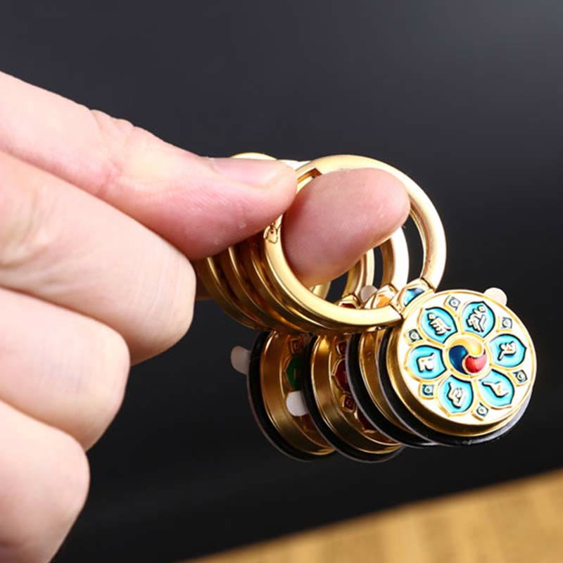 Tibetan Om Mani Padme Hum Peace Phone Ring Bracket Universal Phone Holder Decorations - Image 31