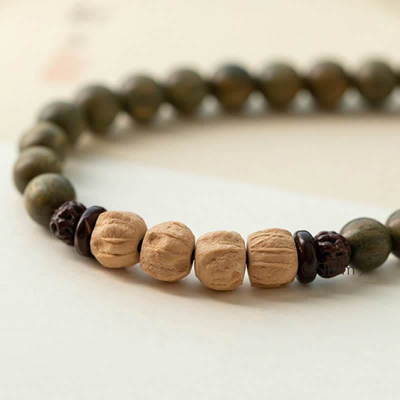 Green Sandalwood Positive Peace Bracelet - Image 13