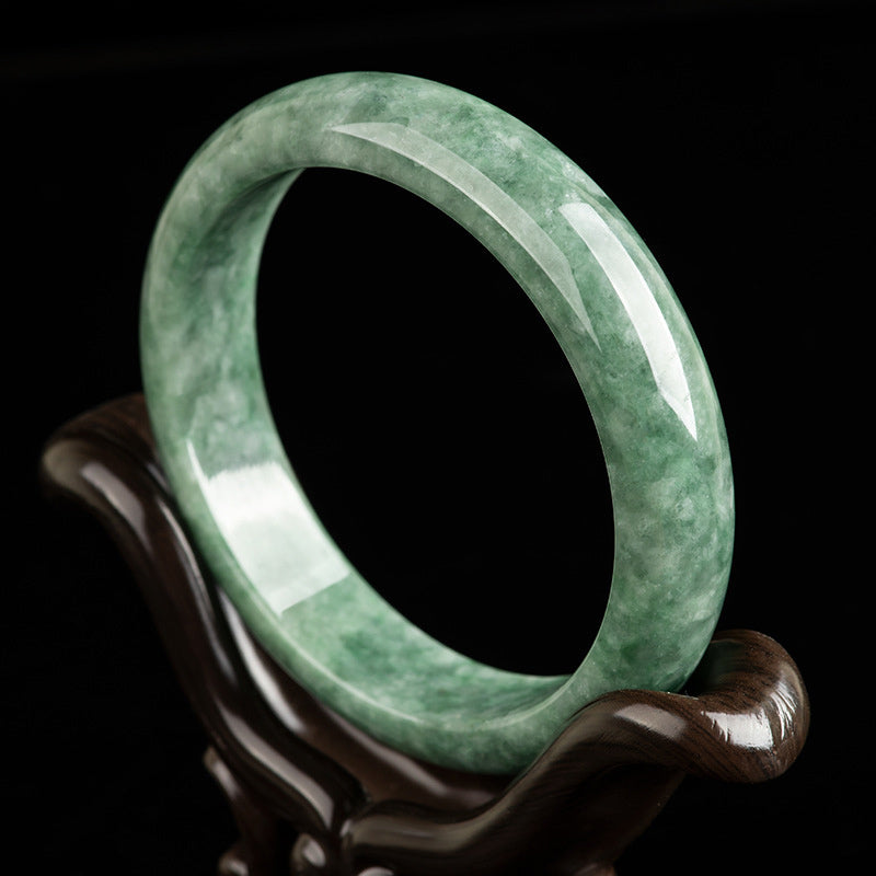 Natural Jade Luck Wealth Bangle Bracelet