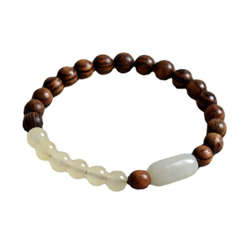Jade Sandalwood Luck Abundance Bracelet - Image 14