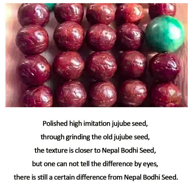 108 Mala Beads Nepal Bodhi Seed Luck Wealth Tassel Bracelet - Image 14