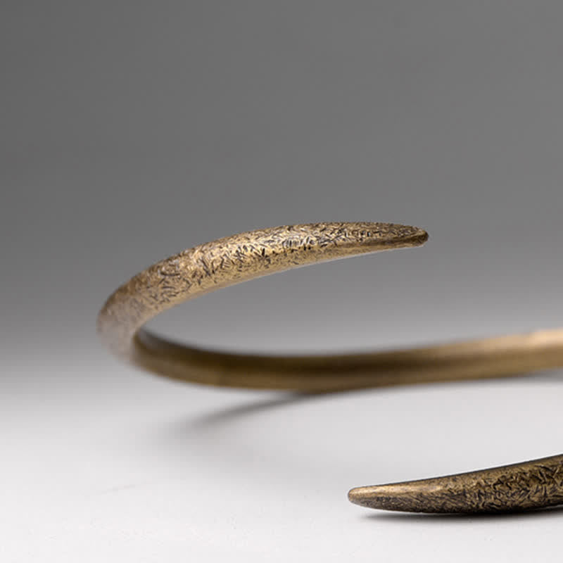 Simple Design Copper Luck Adjustable Cuff Bracelet - Image 12