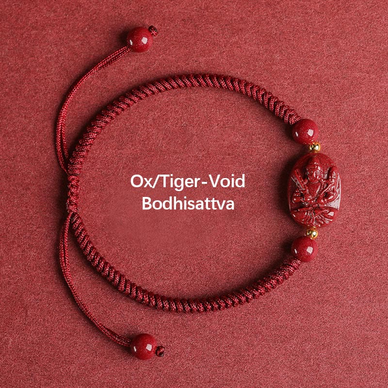 Chinese Zodiac Natal Buddha Cinnabar Keep Away Evil Spirits Rope Bracelet (Extra 30% Off | USE CODE: FS30) - Image 4
