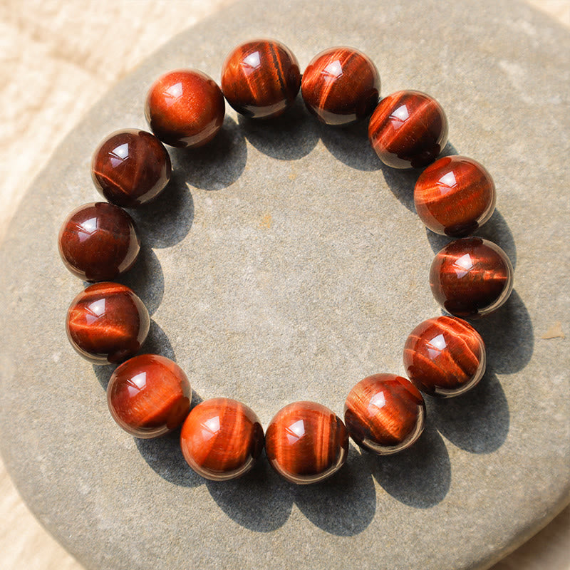 Natural Tiger Eye Healing Bead Bracelet - Image 10