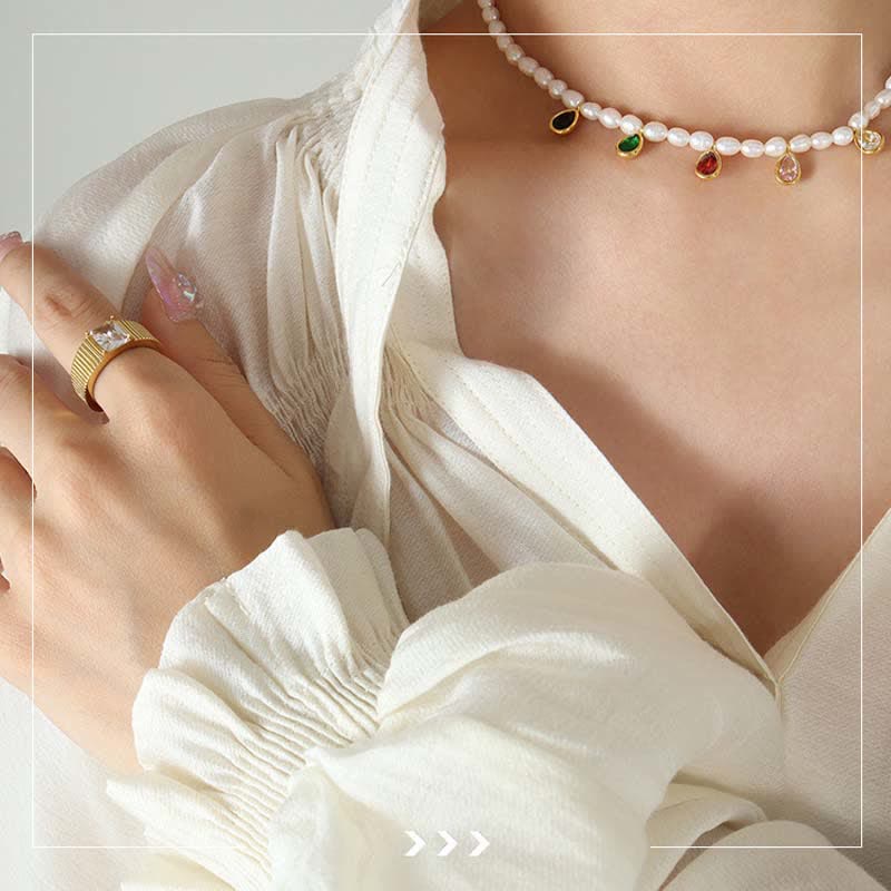 Pearl Crystal Stone Purity Necklace Pendant - Image 6