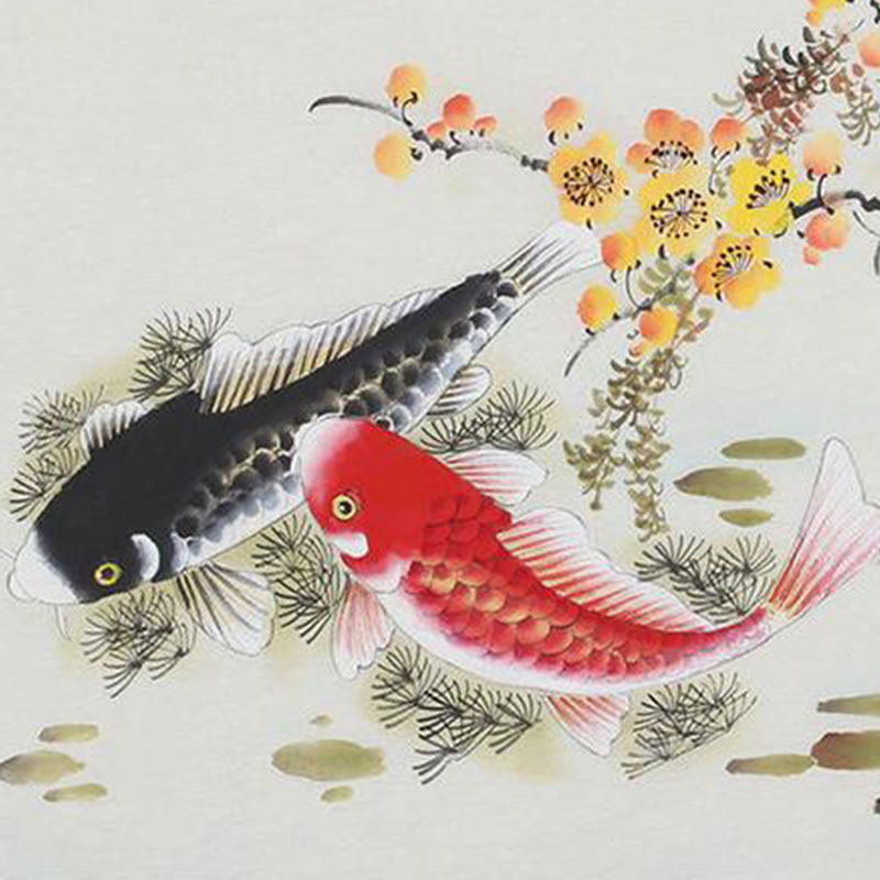 Koi Fish Twisted Design Luck Wealth Cuff Bracelet Bangle - Image 13