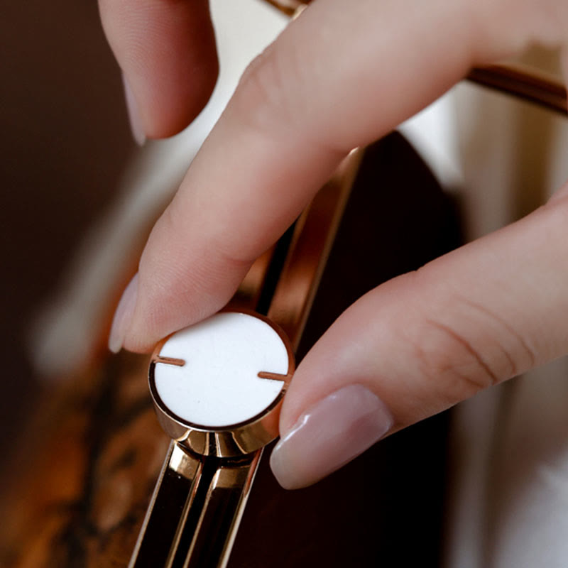 Painting of Lady of Guoguo on a Spring Outing Metal Handle Handbag - Image 5