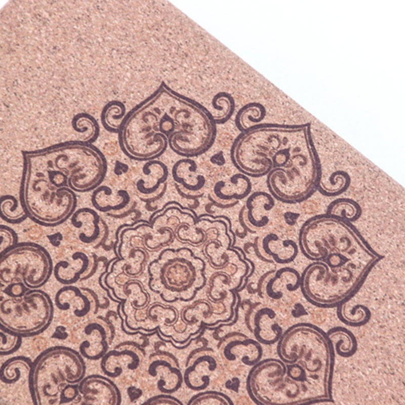Tibetan Mandala Mindful Yoga Cork Block - Image 14