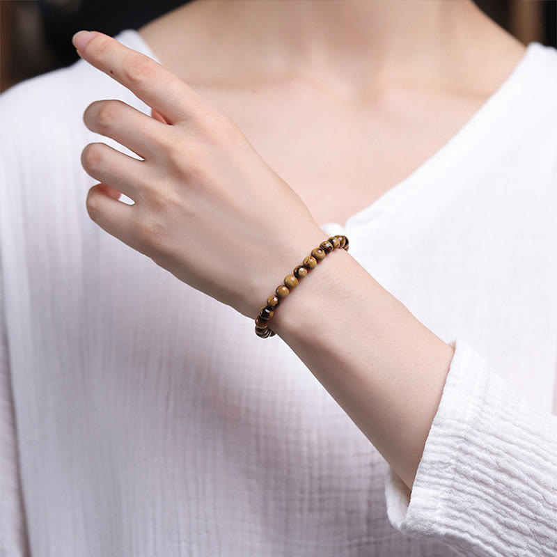 925 Sterling Silver Natural Golden Sea Willow Zakiram Goddess of Wealth Lucky fortune Fu Character Success Bracelet - Image 11