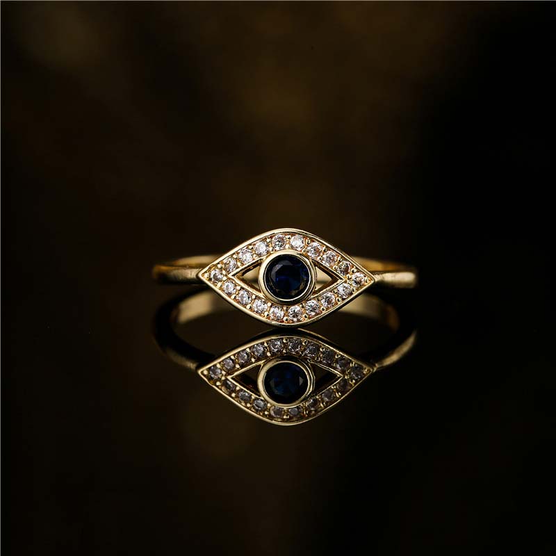 Evil Eye Protection Blessing Copper Ring