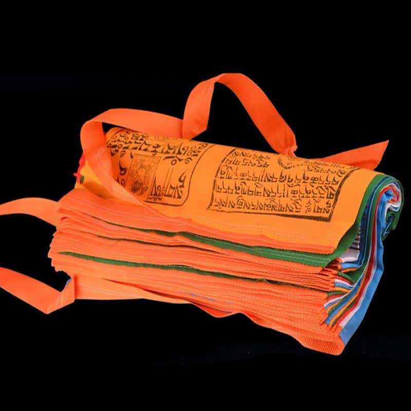 Tibetan 5 Colors Windhorse Scriptures Auspicious Outdoor Prayer Flag