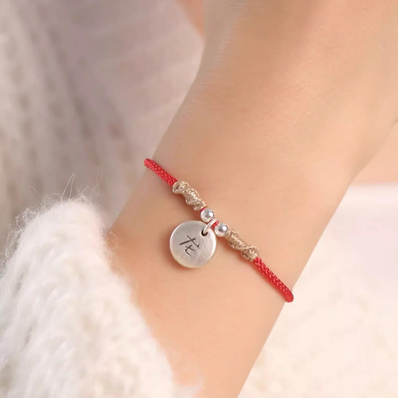 Handmade 999 Sterling Silver Year of the Dragon Cute Chinese Zodiac Luck Braided Bracelet (Extra 30% Off | USE CODE: FS30) - Image 10