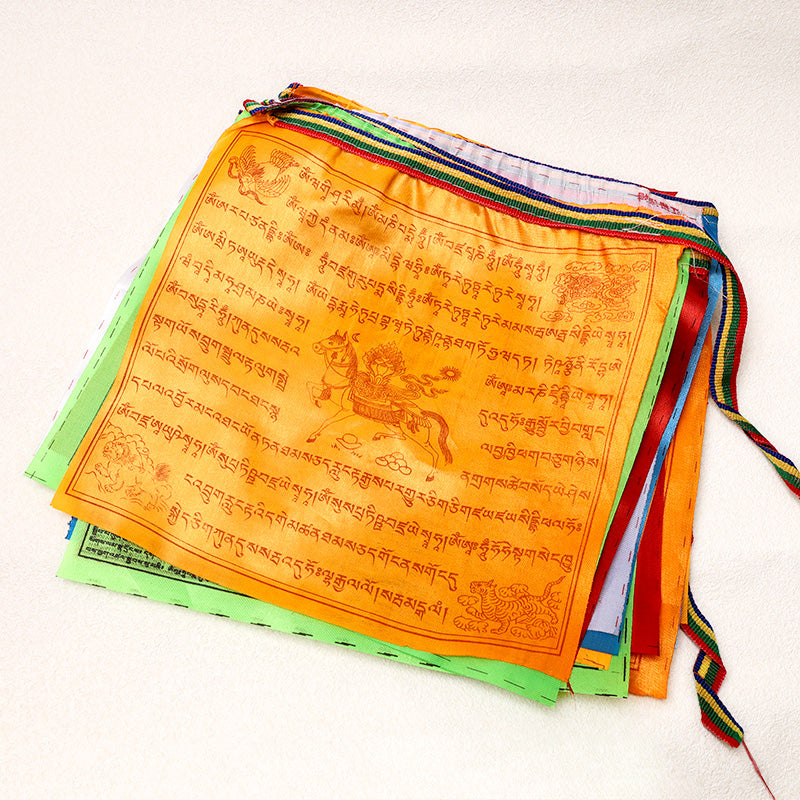 Outdoor Long-lasting Windhorse 20 Pcs Prayer Flag