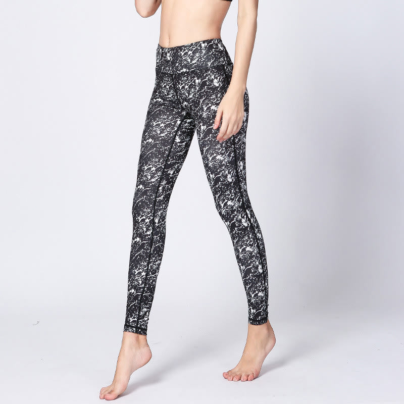 Camo Print Sports Fitness Yoga High Waist Leggings Women's Yoga Pants - Image 7