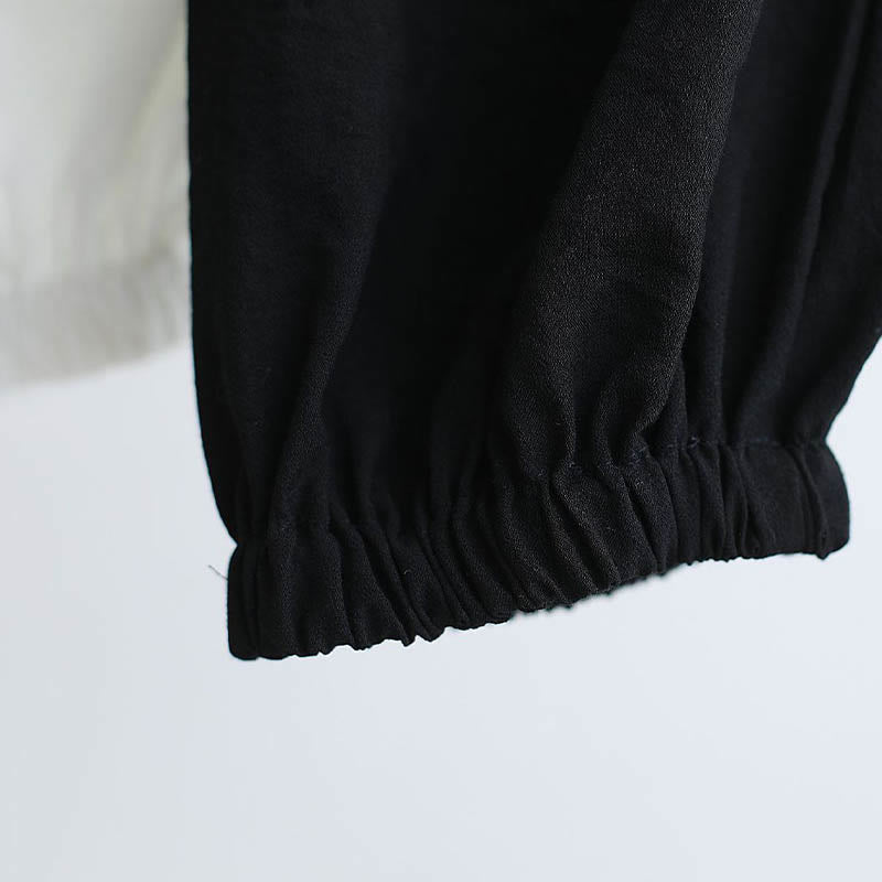 2Pcs V-Neck Men's Long Sleeve Shirt Top Pants Meditation Zen Tai Chi Cotton Linen Clothing Set - Image 31