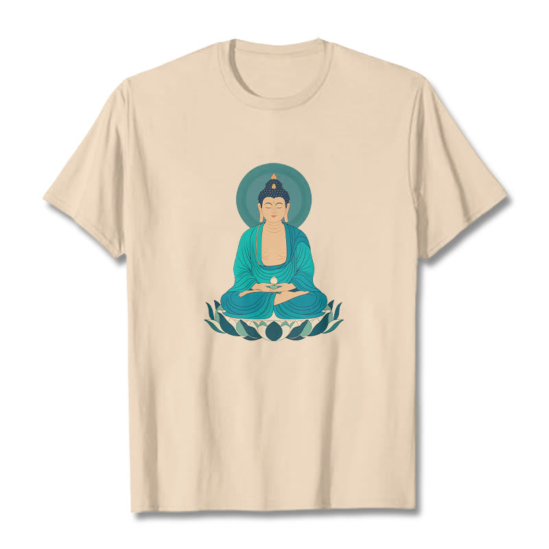 Lotus Meditation Buddha Tee T-shirt