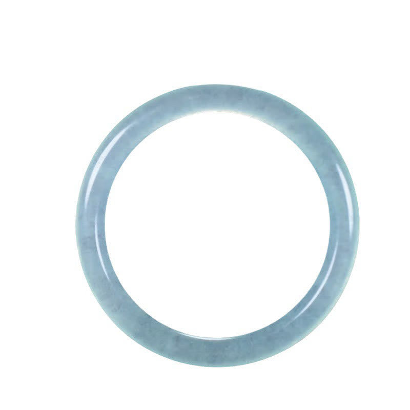 Blue Chalcedony Emotional Balance Energy Bracelet Bangle - Image 5