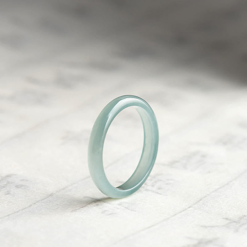 Natural Jade Prosperity Luck Ring - Image 3