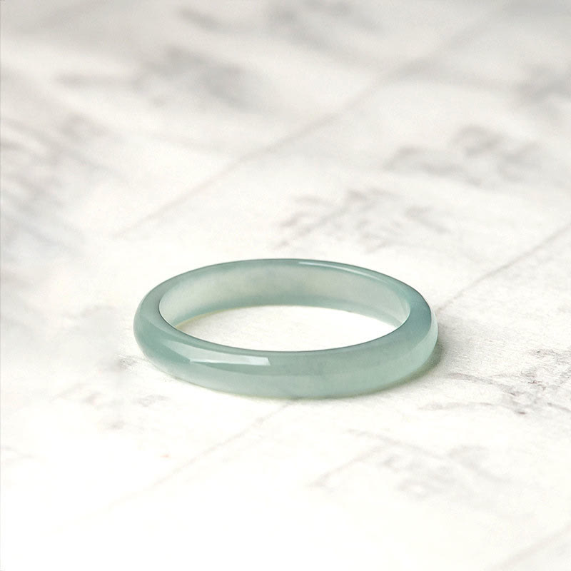 Natural Jade Prosperity Luck Ring - Image 4