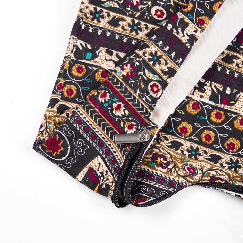 Cotton Elephant Stripes Crossbody Bag Shoulder Bag - Image 8