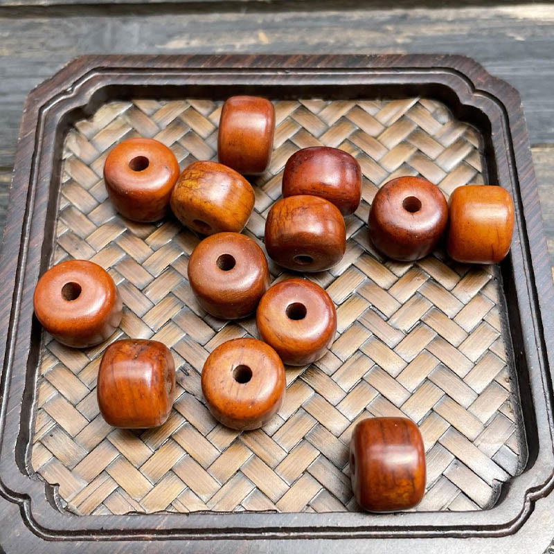 Tibetan Bone Beads Three-Eyed Dzi Bead Sheep Horn Red Agate Strength Bracelet - Image 11