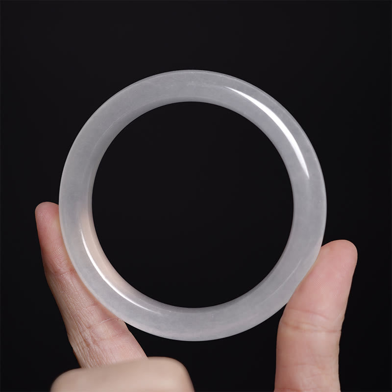 Natural Golden Silk Jade Wealth Luck Bracelet Bangle - Image 6