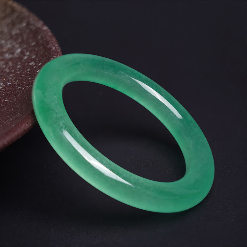 Natural Jade Luck Prosperity Bracelet Bangle