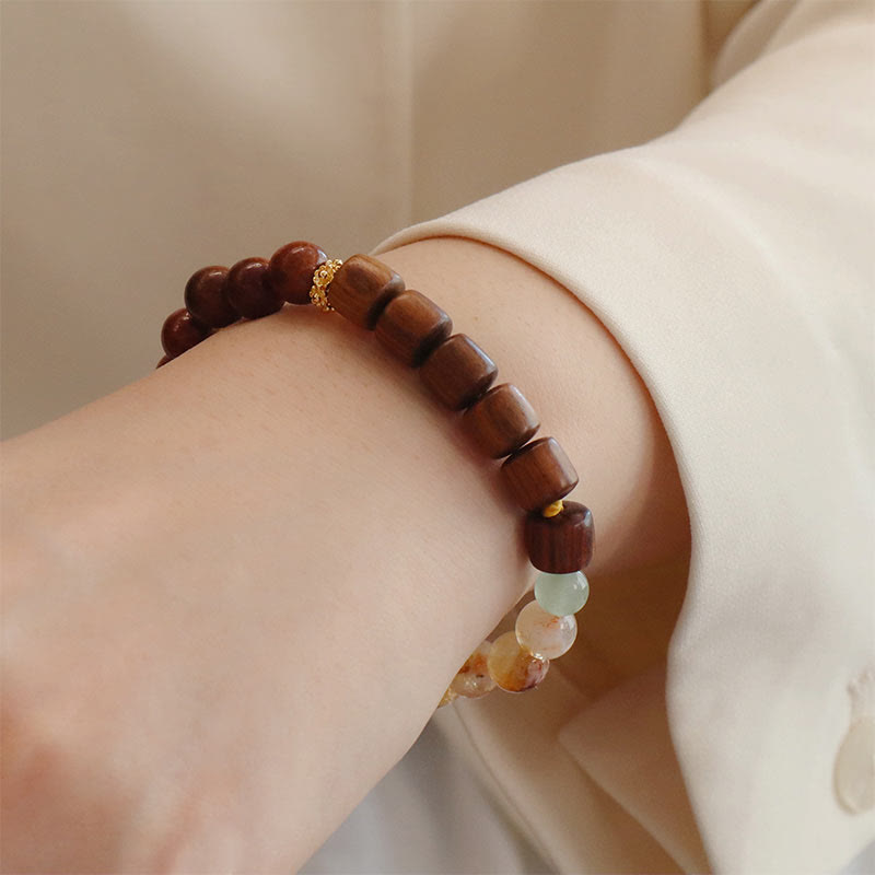 Sandalwood Rosewood Citrine Protection Bracelet - Image 5