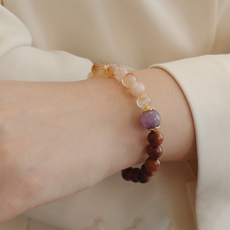 Sandalwood Rosewood Citrine Protection Bracelet - Image 9
