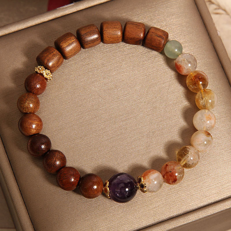 Sandalwood Rosewood Citrine Protection Bracelet - Image 10