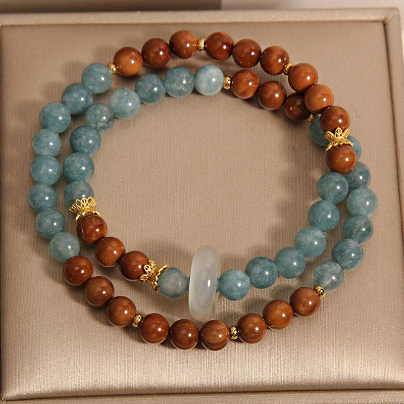 Kuka Seed Jade Wealth Luck Bracelet