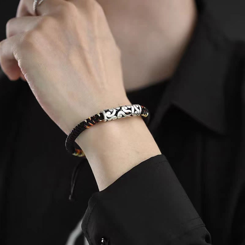 Copper Auspicious Clouds Luck String Bracelet - Image 5