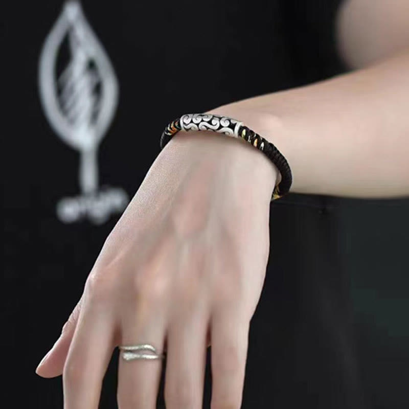 Copper Auspicious Clouds Luck String Bracelet - Image 8