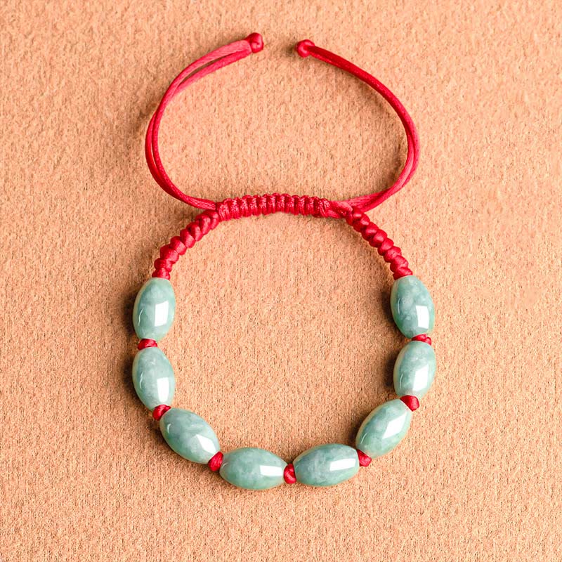 Jade Luck Red String Bracelet
