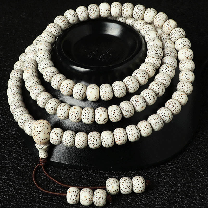 Tibetan Bodhi Seed Amber Agate Wealth Bracelet - Image 10