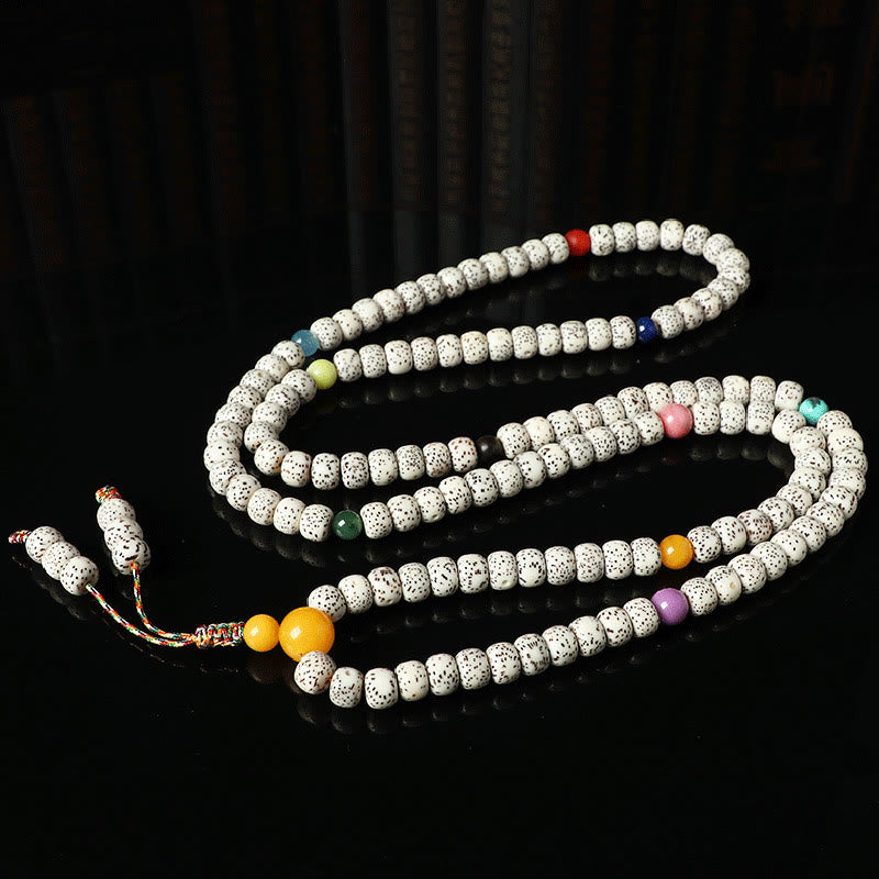 Tibetan Bodhi Seed Amber Agate Wealth Bracelet - Image 8