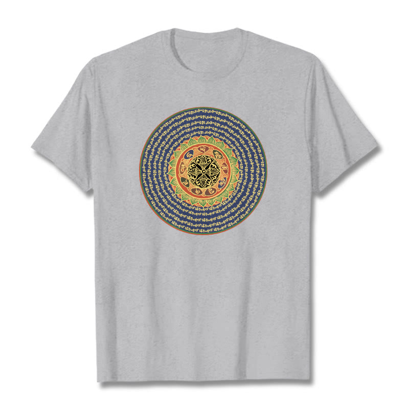 108 Om Mani Padme Hum Mantra Sanskrit Tee T-shirt